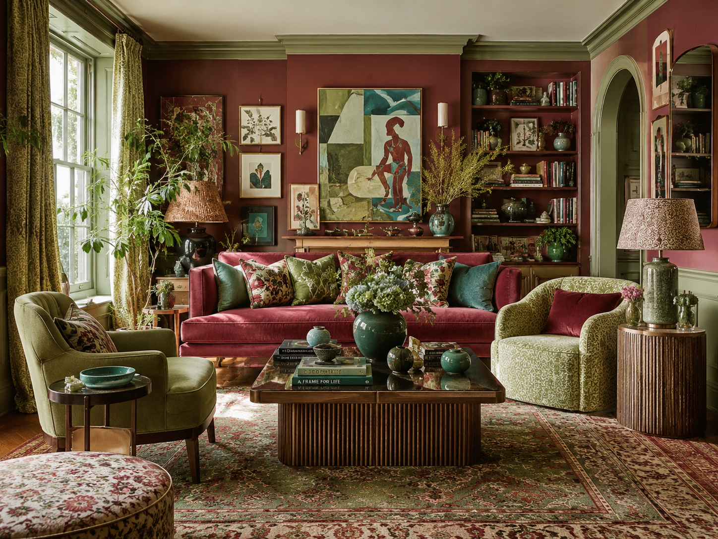 Maximalismo na decoração: como usar a mistura de cores e texturas